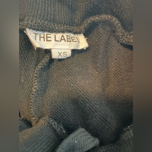 The Label Black Odin Brushed Terry Sweatpants / Joggers in Size XS or S - Picture 5 of 5